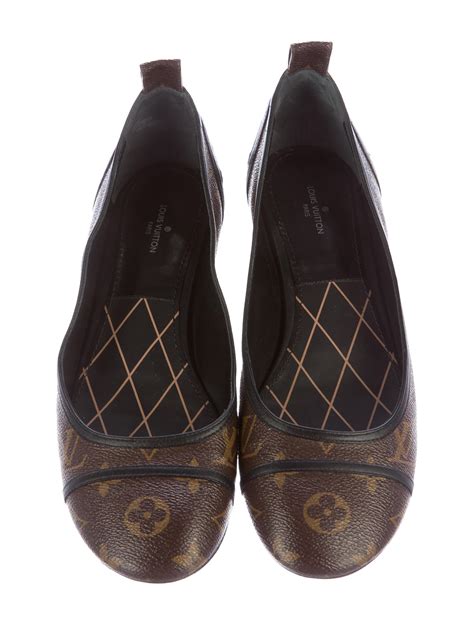 louis vuitton monogram ballet flats